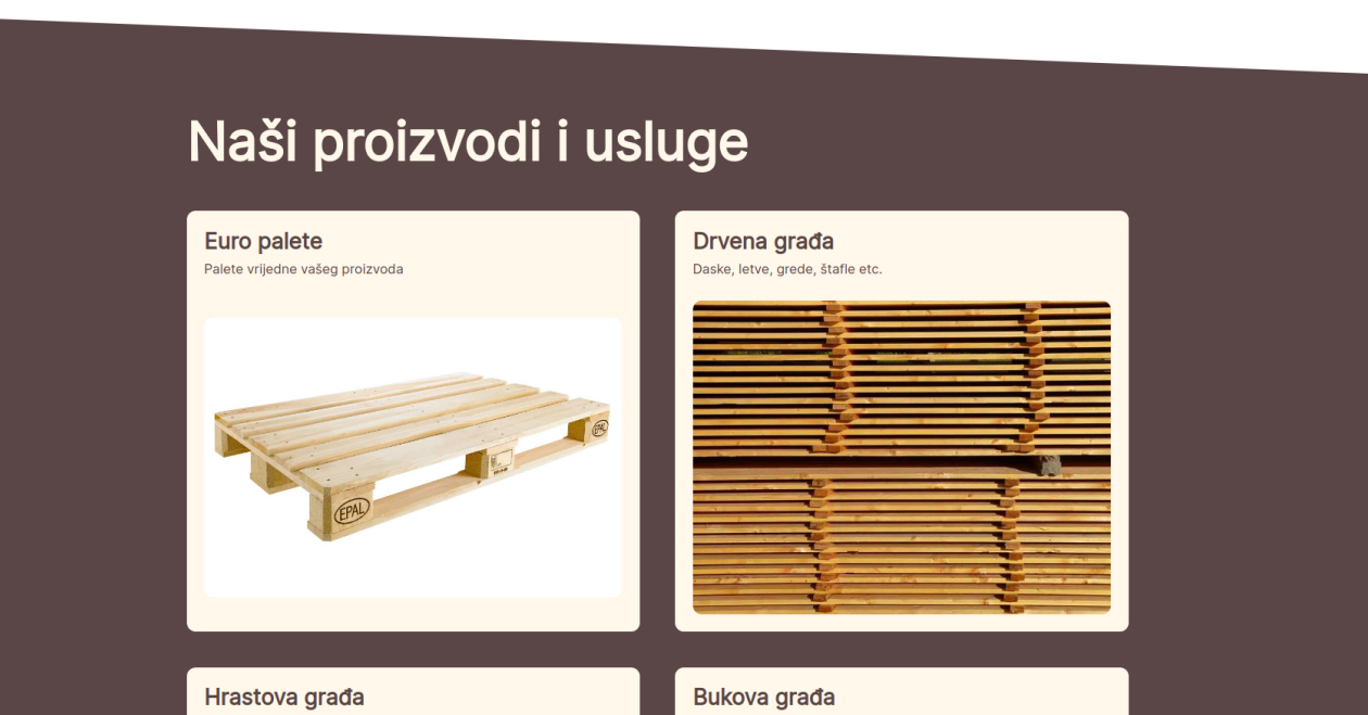 Snimka zaslona projekta