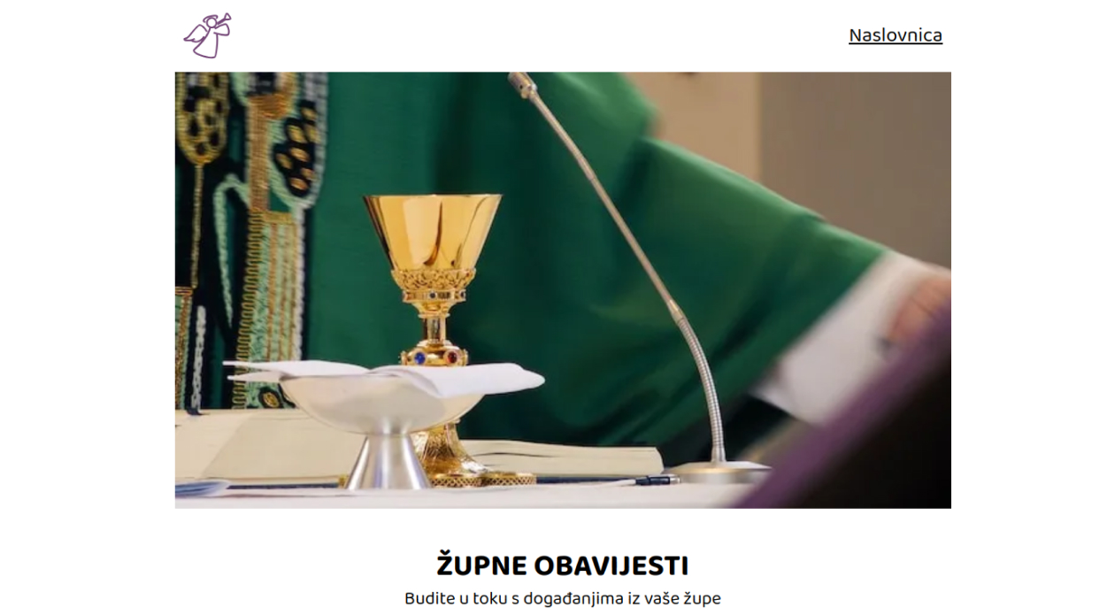 Snimka zaslona projekta